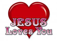 Jesus Loves You w/Heart
