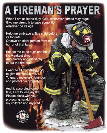A Fireman's Prayer