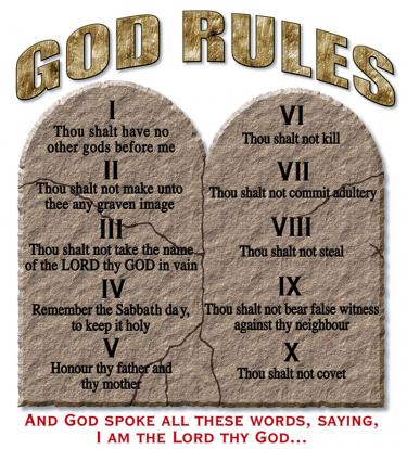 God Rules,Ten Commandments