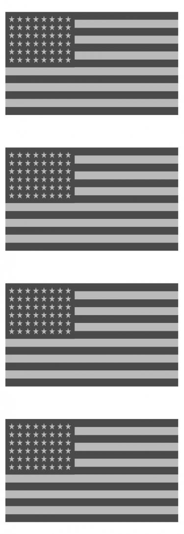 Grey Military Flag Pockets